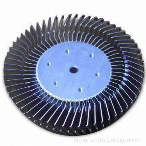 Aluminum LED Heatsink, OEM Orders Welcomed, Available in Powder Coating and Mill Finishes